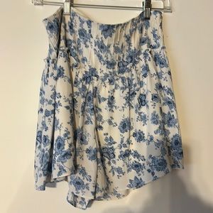 Moon River Blue & White Skort